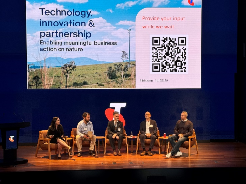 Telstra symposium Andrew and Paul Chatterton at panel 