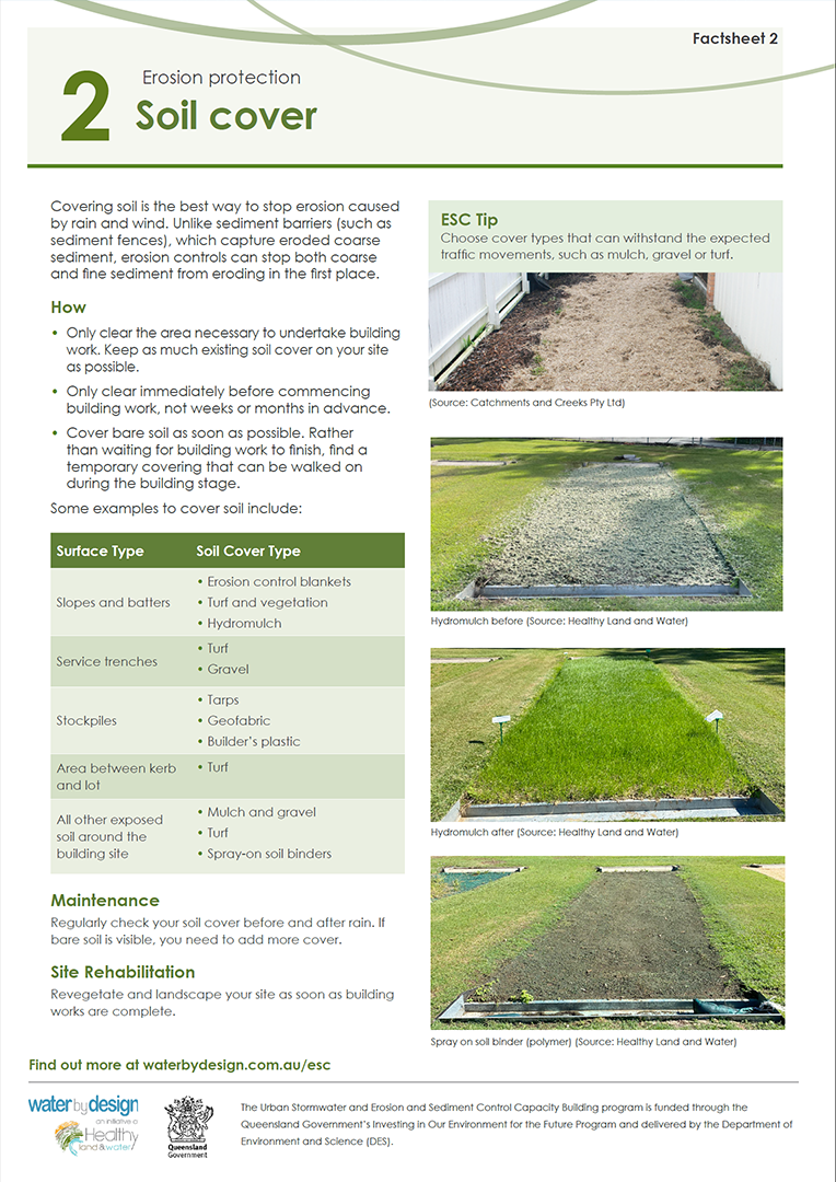 ESC Factsheet 2 - Soil cover